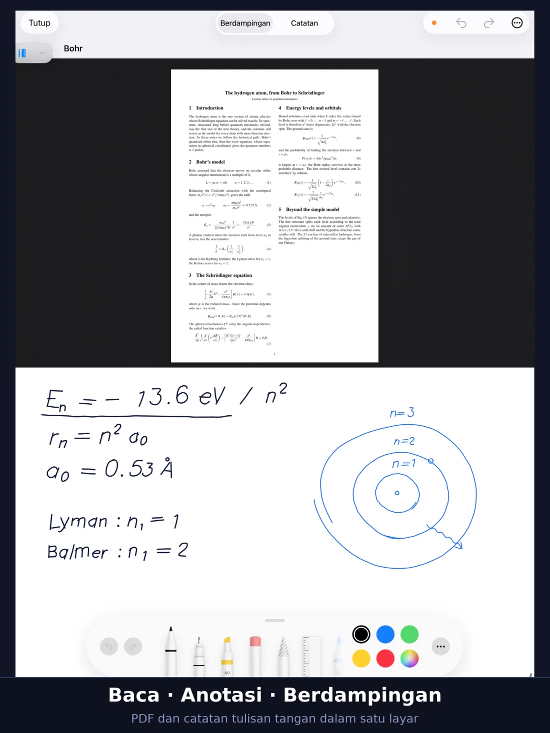 Tangkapan layar UniReader